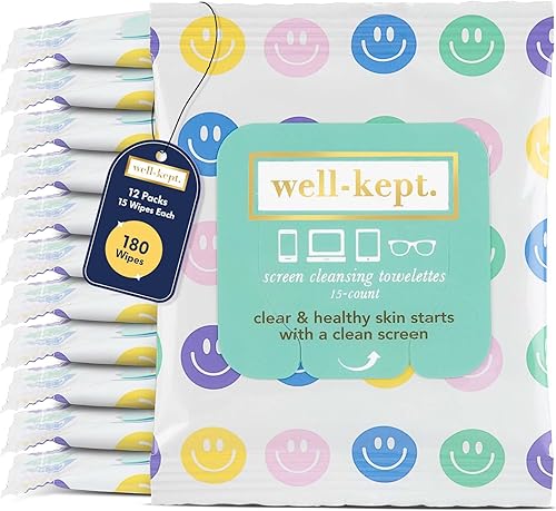 Miniatura 14 de Well-Kept Toallitas Tech & Lens – Limpieza de anteojos, pantalla y teléfono, multisuperficie, sin pelusas, prehumedecidas, sin rayas y sin rayones,