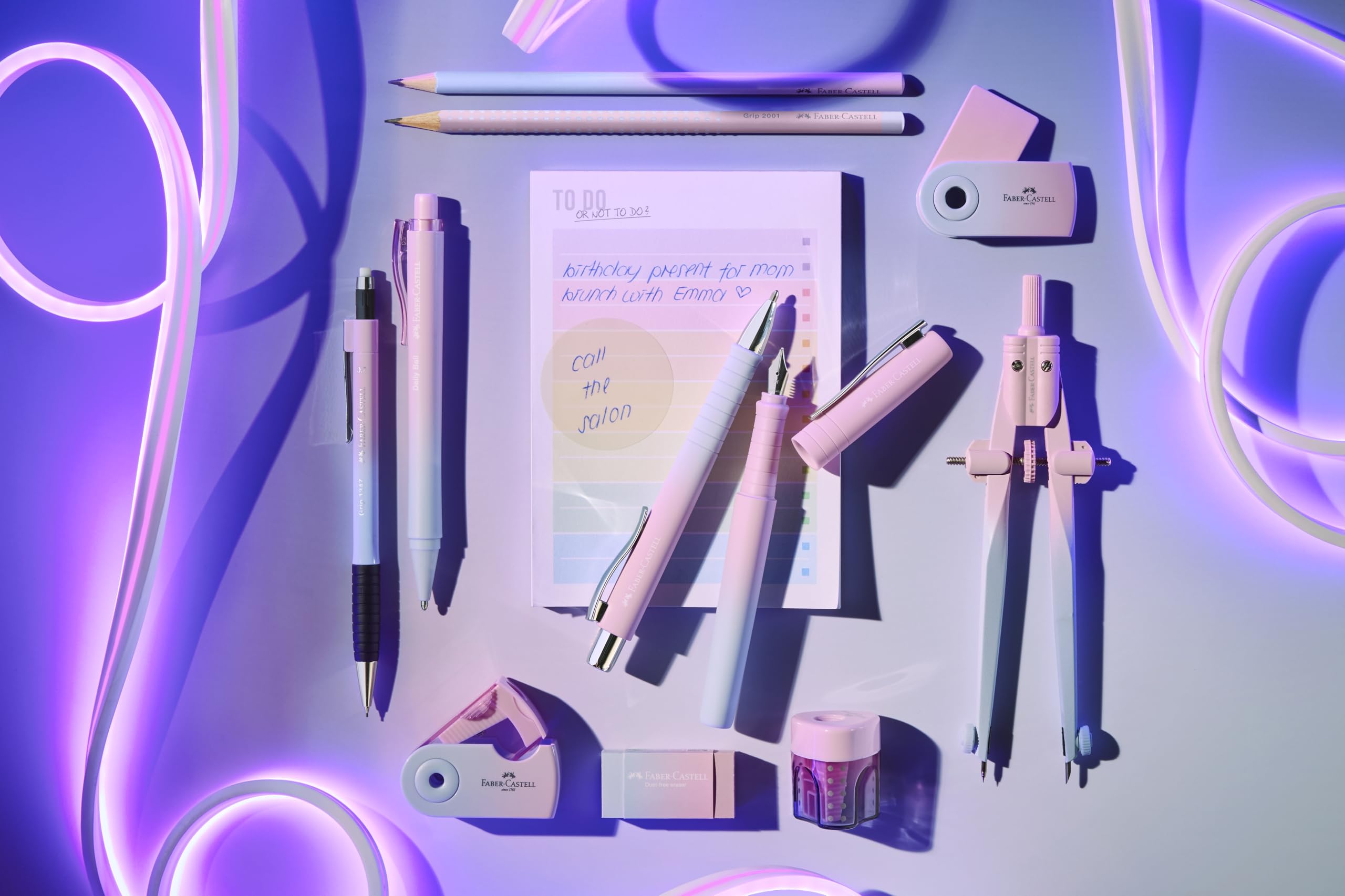 筆記具 SKY Amazon | Faber-Castell - Blushing Sky ポリペンライティングセット