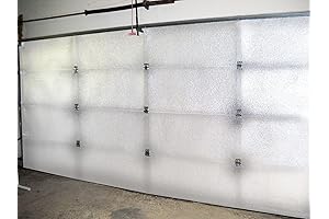 NASA TECH White Reflective Foam Core Garage Door Insulation Kit