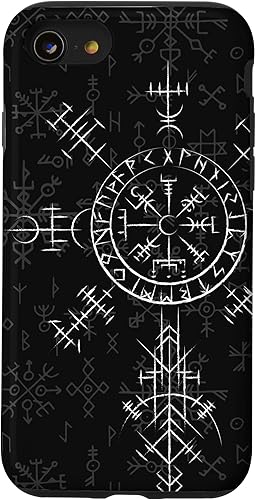 Carcasa para iPhone SE (2020) 7 8 Celtic Lucky Charm Viking Compass VegvĂsir - Celtic Vegvisir Carcasa para iPhone SE (2020) 7 8 Celtic Lucky Charm Viking Compass VegvĂsir - Celtic Vegvisir