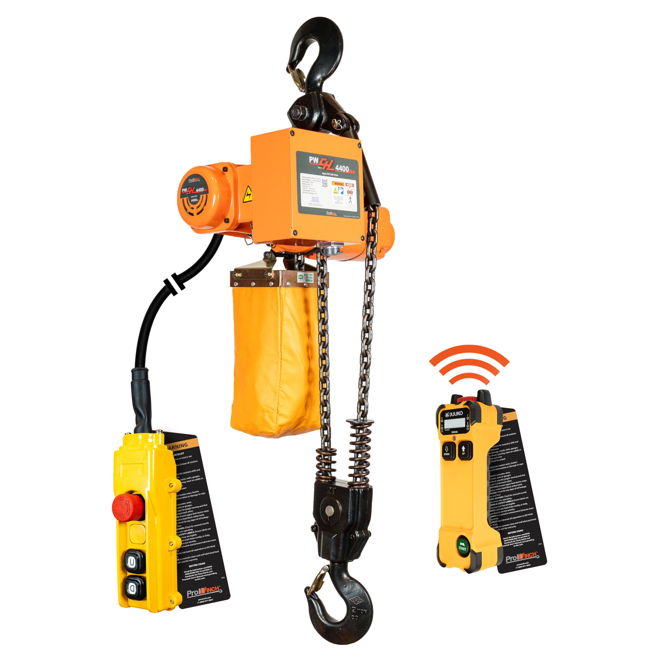 Amazon.com: Prowinch 2 Ton (4400 lb) 110V 1-Speed Electric Chain Amazon.com: Prowinch 2 Ton (4400 lb) 110V 1-Speed Electric Chain