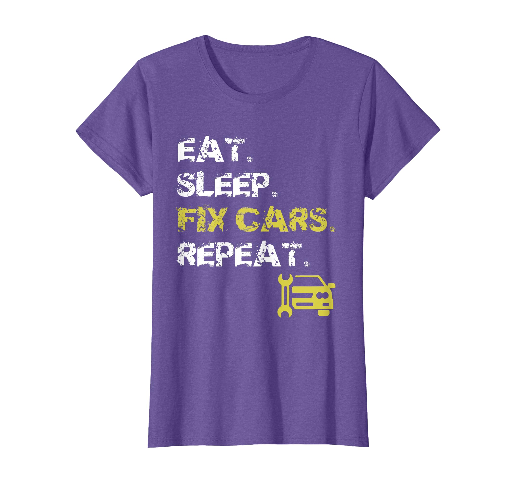 Eat Sleep Fix Cars Repeat Auto Mechanic Gift T-Shirt
