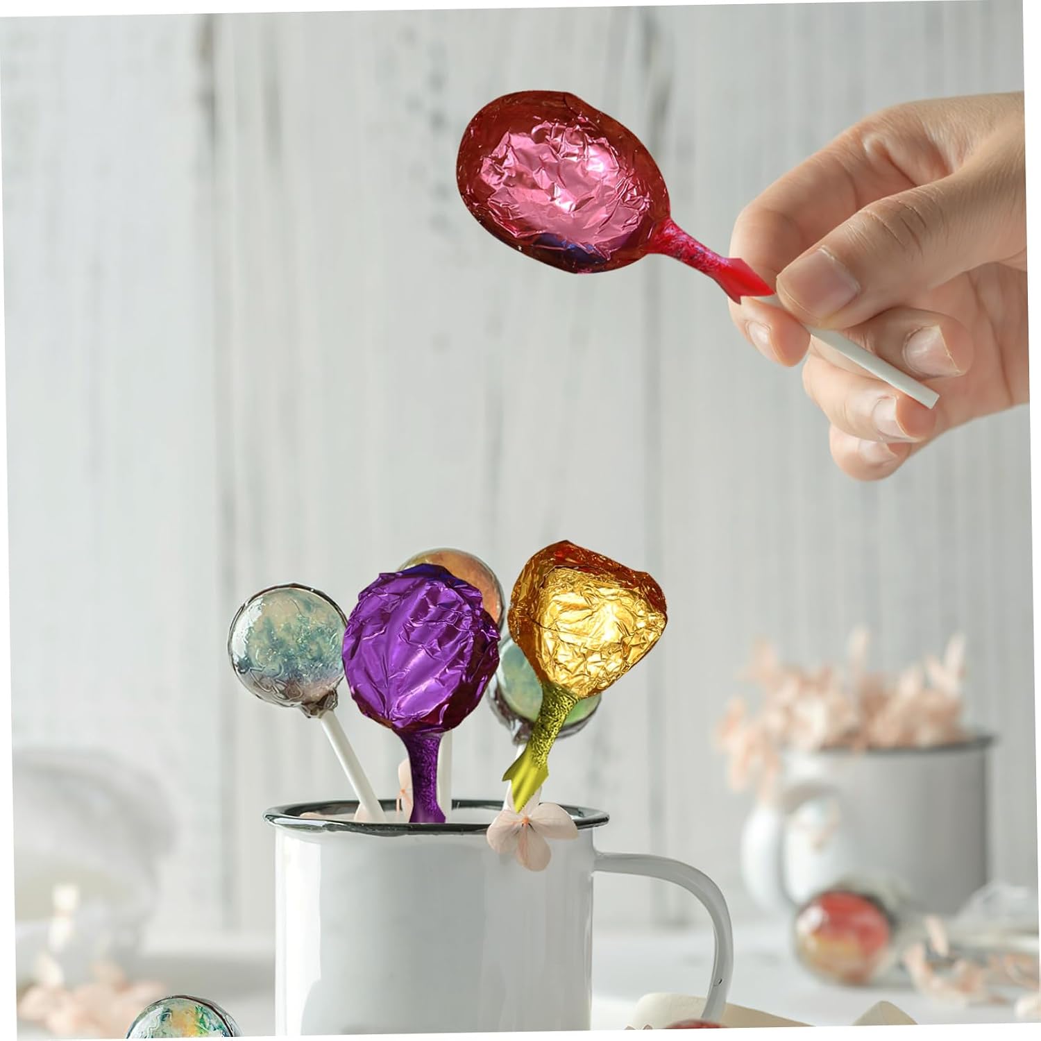 900pcs Chocolate Foil Wrapping Paper Shiny Foil Wrap for Candy Aluminum Packaging Paper Tea Party Supplies Mixed Colors