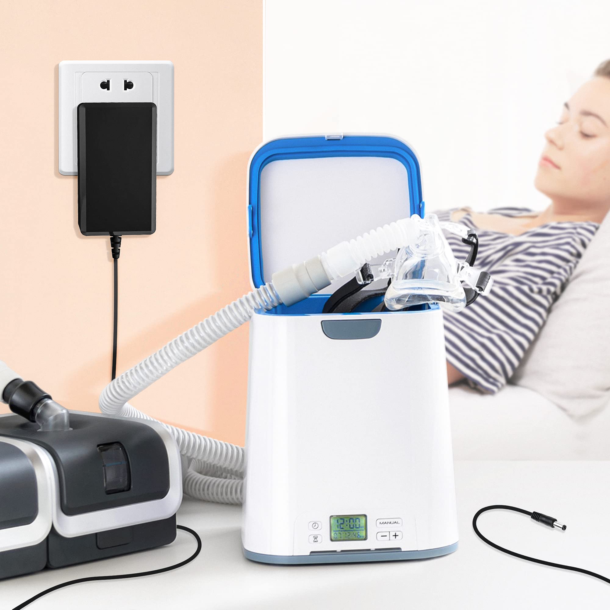 CPAP Cleaner AC Adapter AC Adapter Charger For SoClean 2 SC1200 SC1200 ...