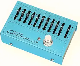 Lelukee Equalizador De Pedal 10 Bandas Com Dez Efeitos Guitarra Para Baixo 4 E 5 Cordas Elétrica 6 7 31,25 Hz A 16 Khz (10 Bandas)