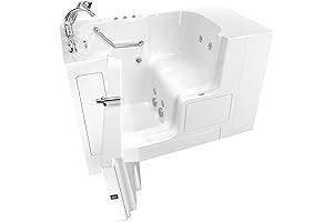 Walk In Bathtub: Gelcoat Value Whirlpool and Air Spa Walk-In Tub by American Standard