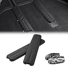 Mixsuper Alphard Rail Cover, 30 Series, Velfire Seat Rail Cover, Cargo Area Cover, 3rd Row, Cover, 30 Alphard, Custom Parts, TPE Material, Specifically Designed for Vehicles, Waterproof