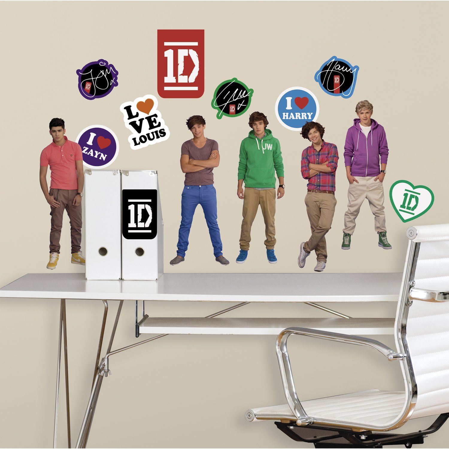 RoomMates One Direction Peel & Stick Wall Stickers