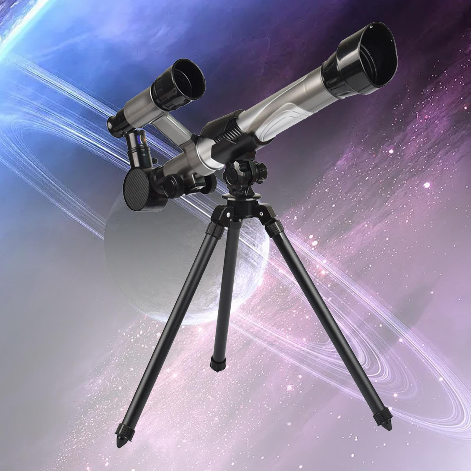 Telescopio astronomico per bambini – Telescopio paesaggistico astronomico con treppiede, telescopio da viaggio portatile per principianti astronomici, regali di compleanno per bambini