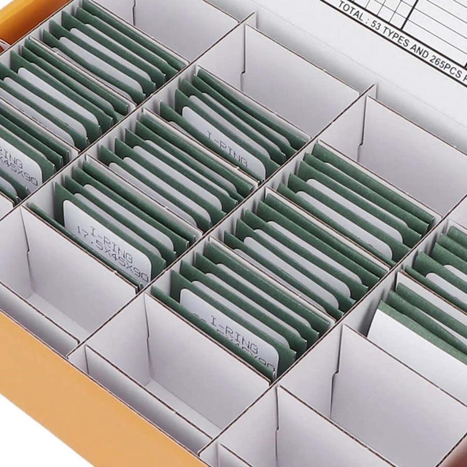 DAGIJIRD 265-teiliges wasserdichtes O-Ring-Set, Gummi-Unterlegscheiben-Dichtungen, Sortiment, Uhrengehäuse-Rückdichtung, Dichtung für Uhrmacher