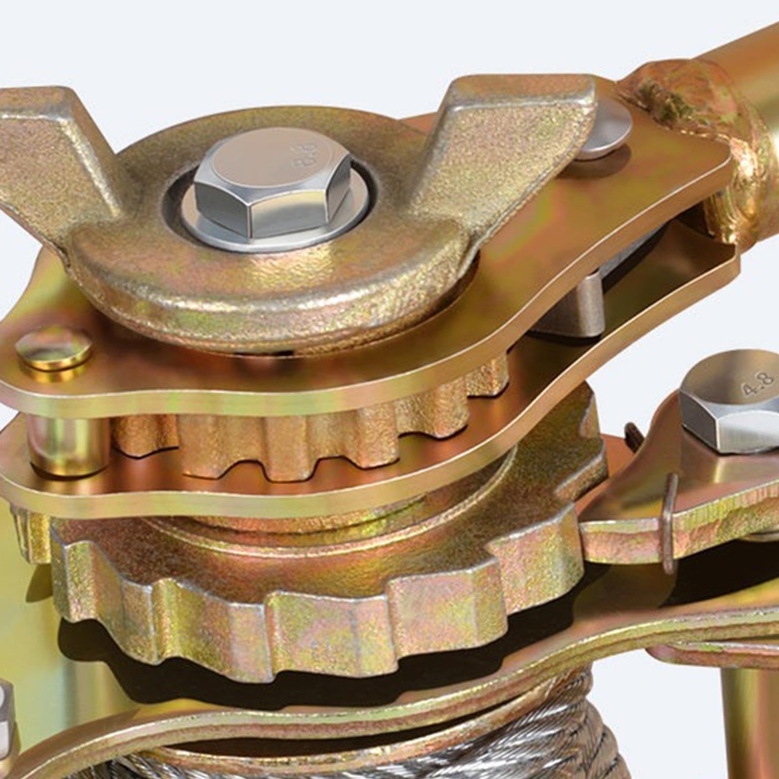 Herramienta Eléctrica de Trinquete para Tensar Cuerdas, Tensor de Alambre Manual para Remolques, Maquinaria de Ingeniería, Transporte Agrícola de, Línea única de 2t