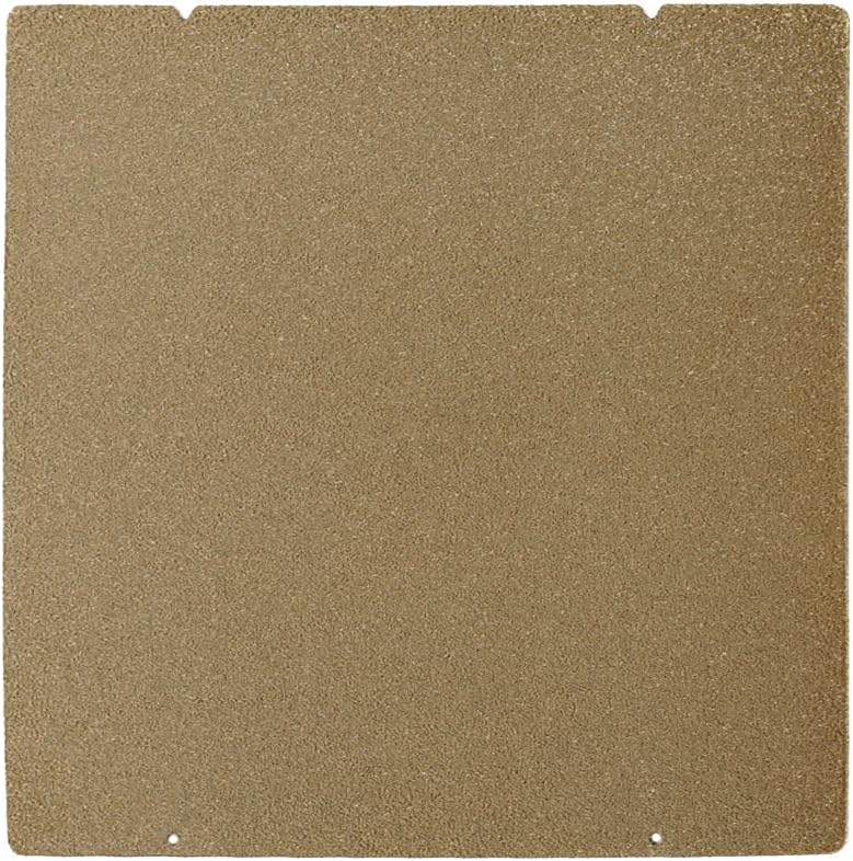 Prusa MK4 I3 MK3 MK52 Gold Double Sided Textured PEI Spring Steel Sheet Powder Coated PEI Build Plate for Prusa i3/Ａquila pro/CR6 SE MK2.5S MK3 MK3S, 253.8 x 241MM