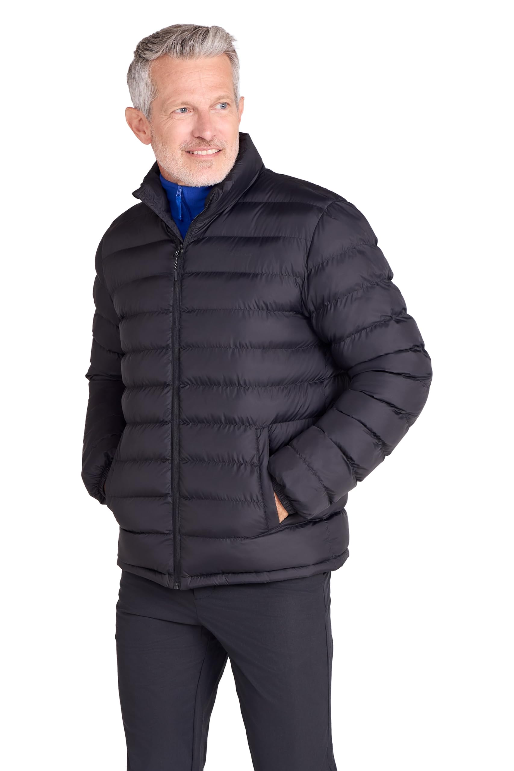 Mountain Warehouse Vista Mens Padded Puffer Jacket Black L