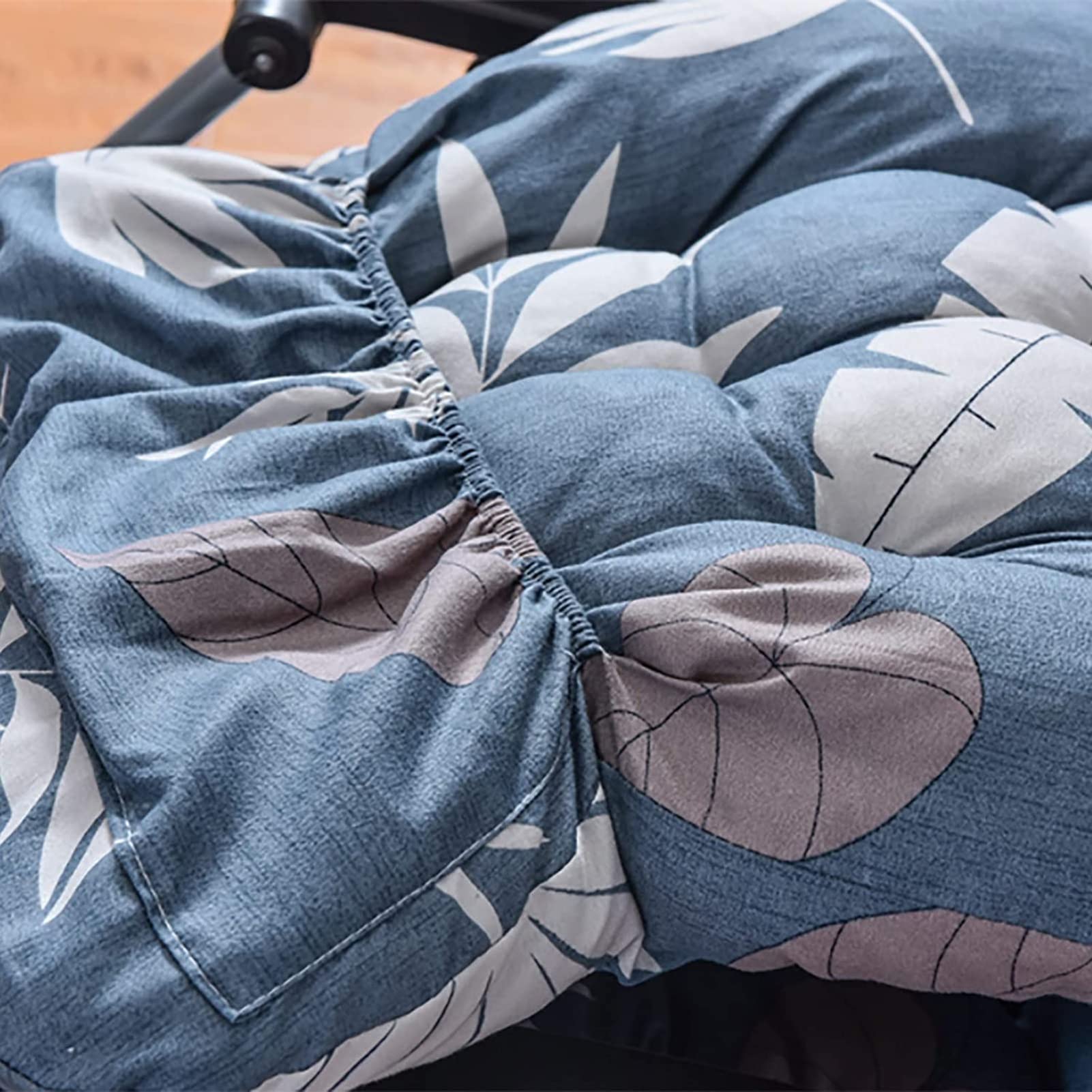 Matelas Bain De Soleil Transat, Coussin Chaise Longue Matelas Chaise Longue Relax AntidéRapant Coussin Transat Jardin ExtéRieur Doux Matelas Bain De Soleil (Color : Style2, Size : 125x50x12cm