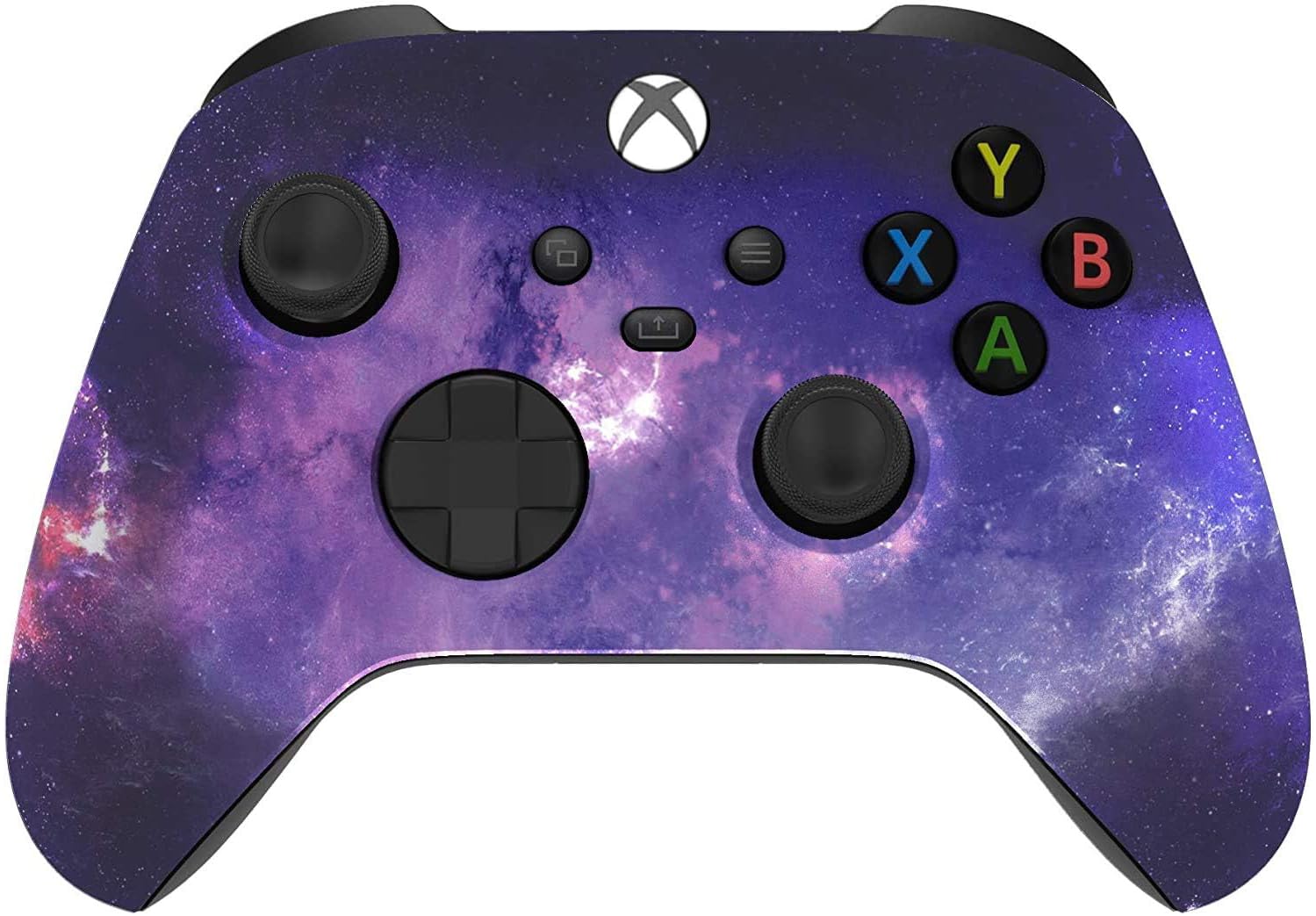 Custom Controllerzz Wireless Controller for Microsoft Xbox Series X/S & Xbox One - Custom Soft Touch Feel - Custom Xbox Series X/S Controller (X/S Galaxy)
