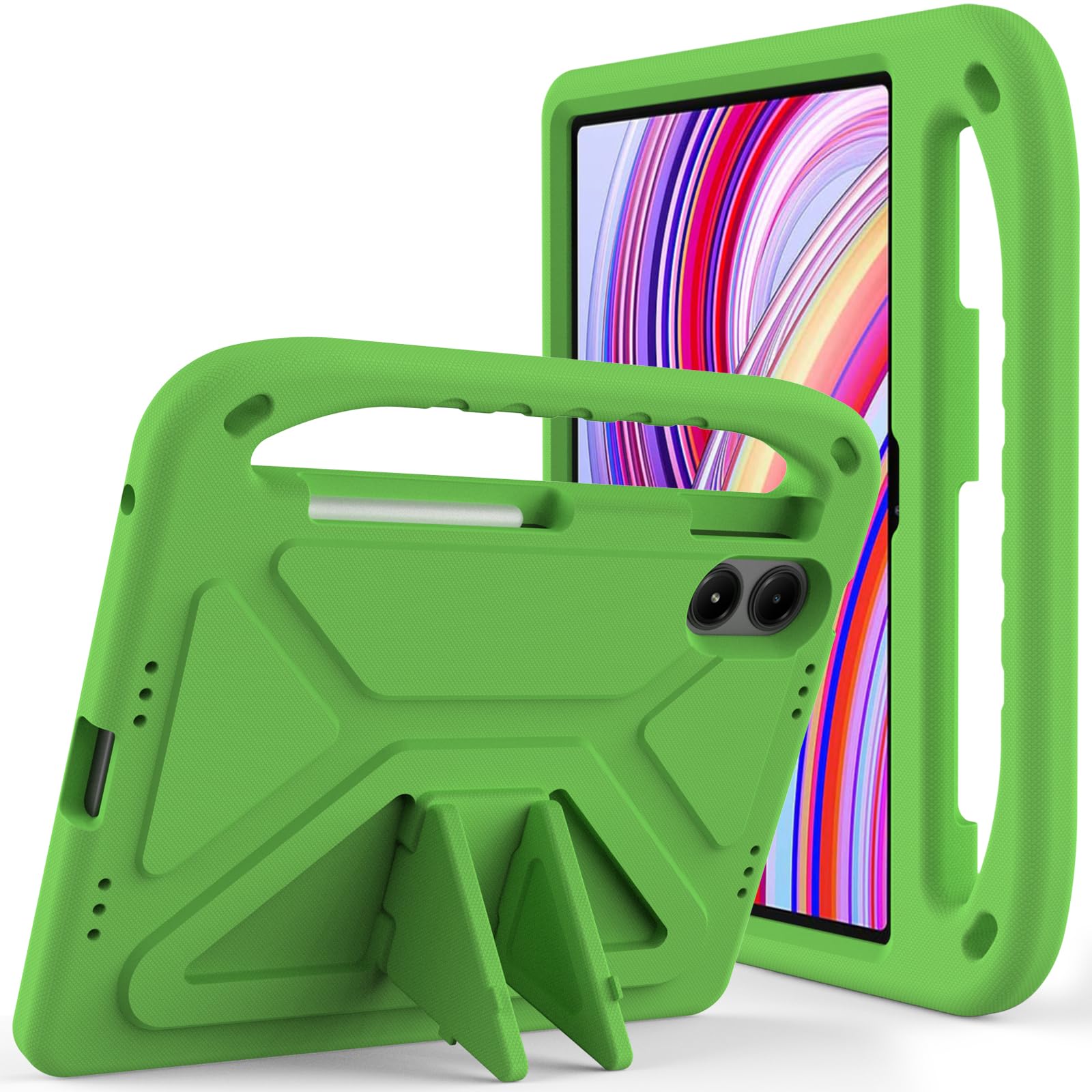 Coque pour enfants Xiaomi Redmi Pad Pro 12,1 sortie en 2024, légère en EVA, adaptée aux enfants, résistante aux chocs, avec poignée et support