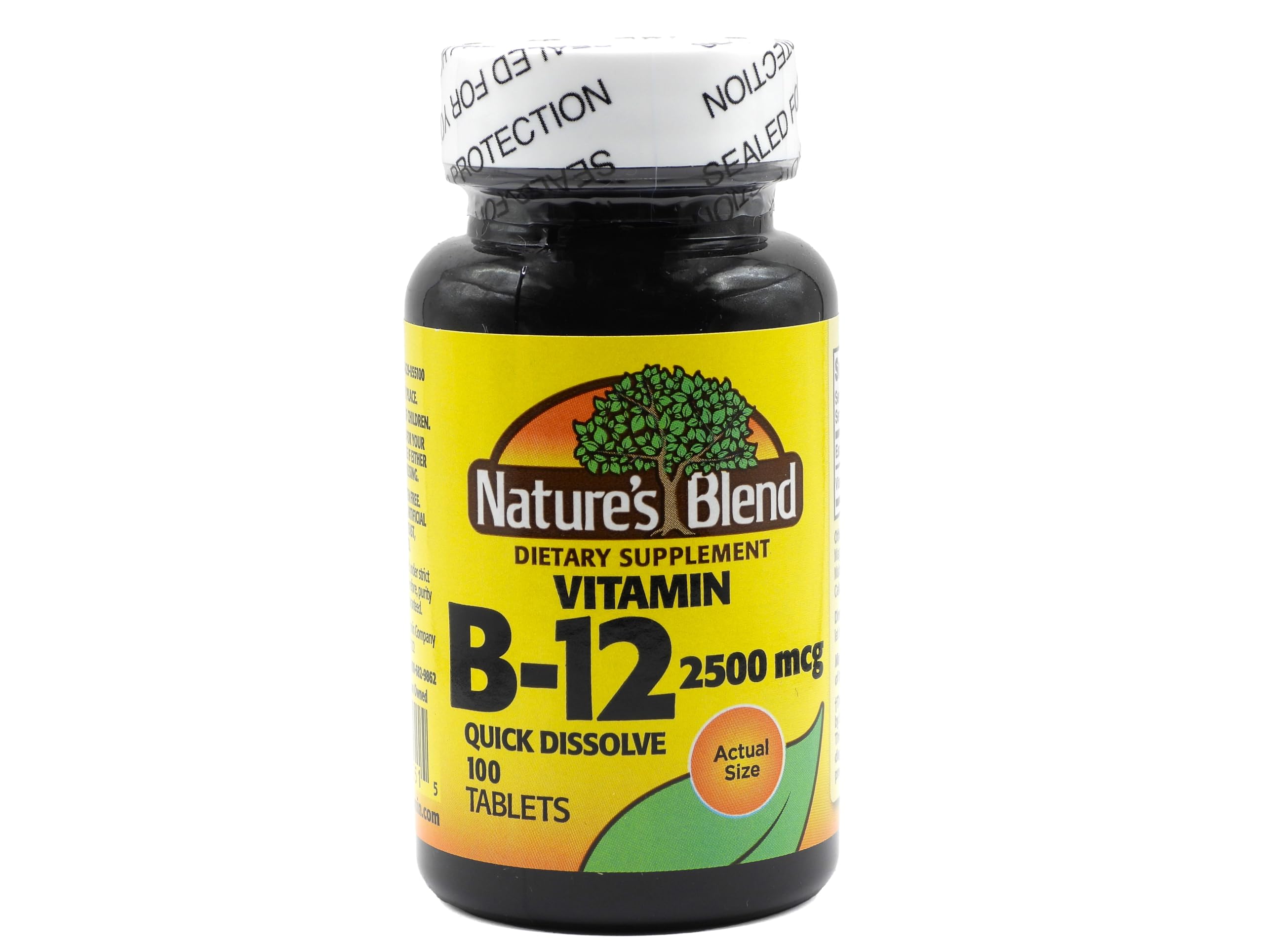 Nature`s Blend Vitamin B-12 2500mcg Tablets 100 ct