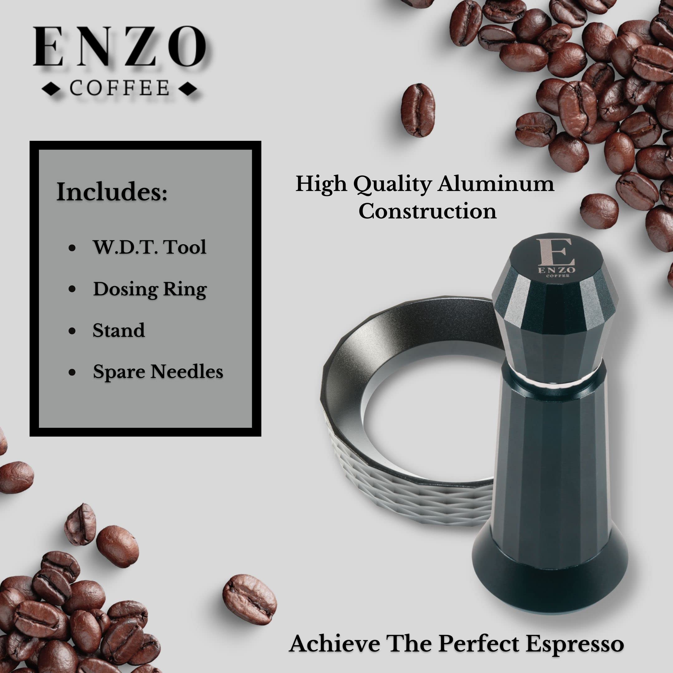 エスプレッソ　ツールセット Amazon | Enzo Coffee WDTツール 投与漏斗付き | 2点