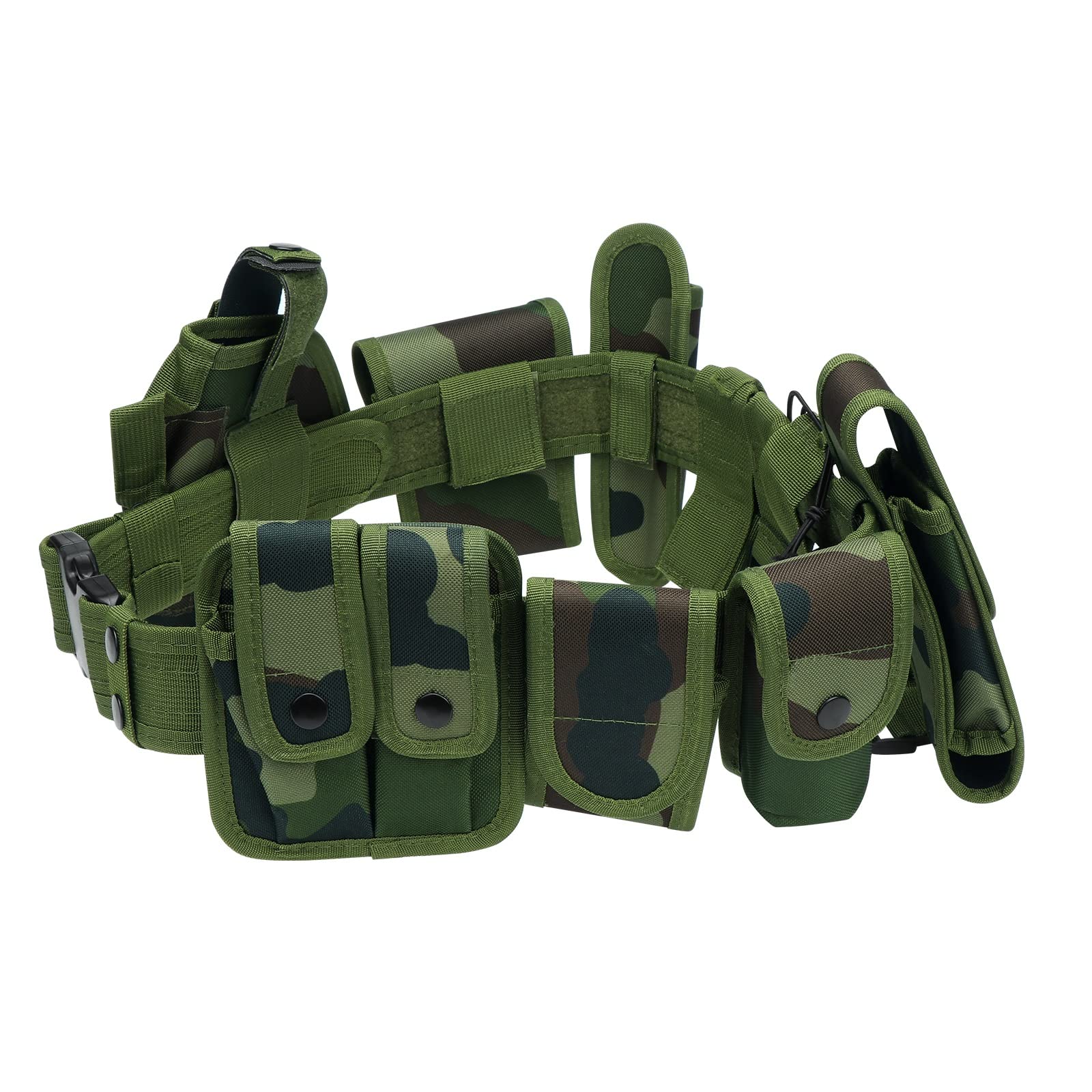 Cintura Tattica Kyrio - Nera Regolabile, Con Tasche E Fondine, Per Forze Dell'Ordine E Caccia - Foto 3