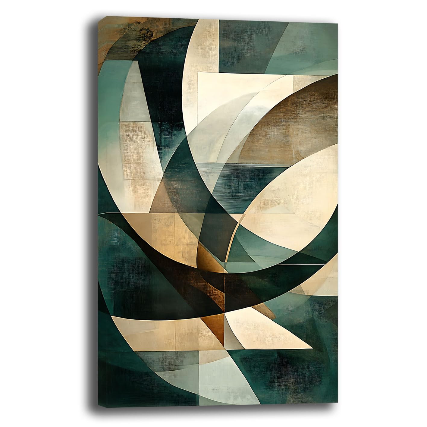 Quadri Moderni Soggiorno Verticale Astratto Industrial Quadro moderno Shabby chic da Parete XXL grande Stampa su tela Canvas Decorazione Murale muro Arredo Camera da letto Cucina (2, 50x100 cm)