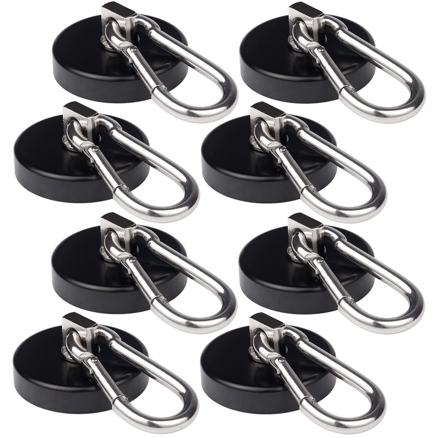 Heavy Duty Magnetic Hooks - 170lbs Strong! -10 Heavy Duty Magnetic Hooks - 170lbs Strong! -10
