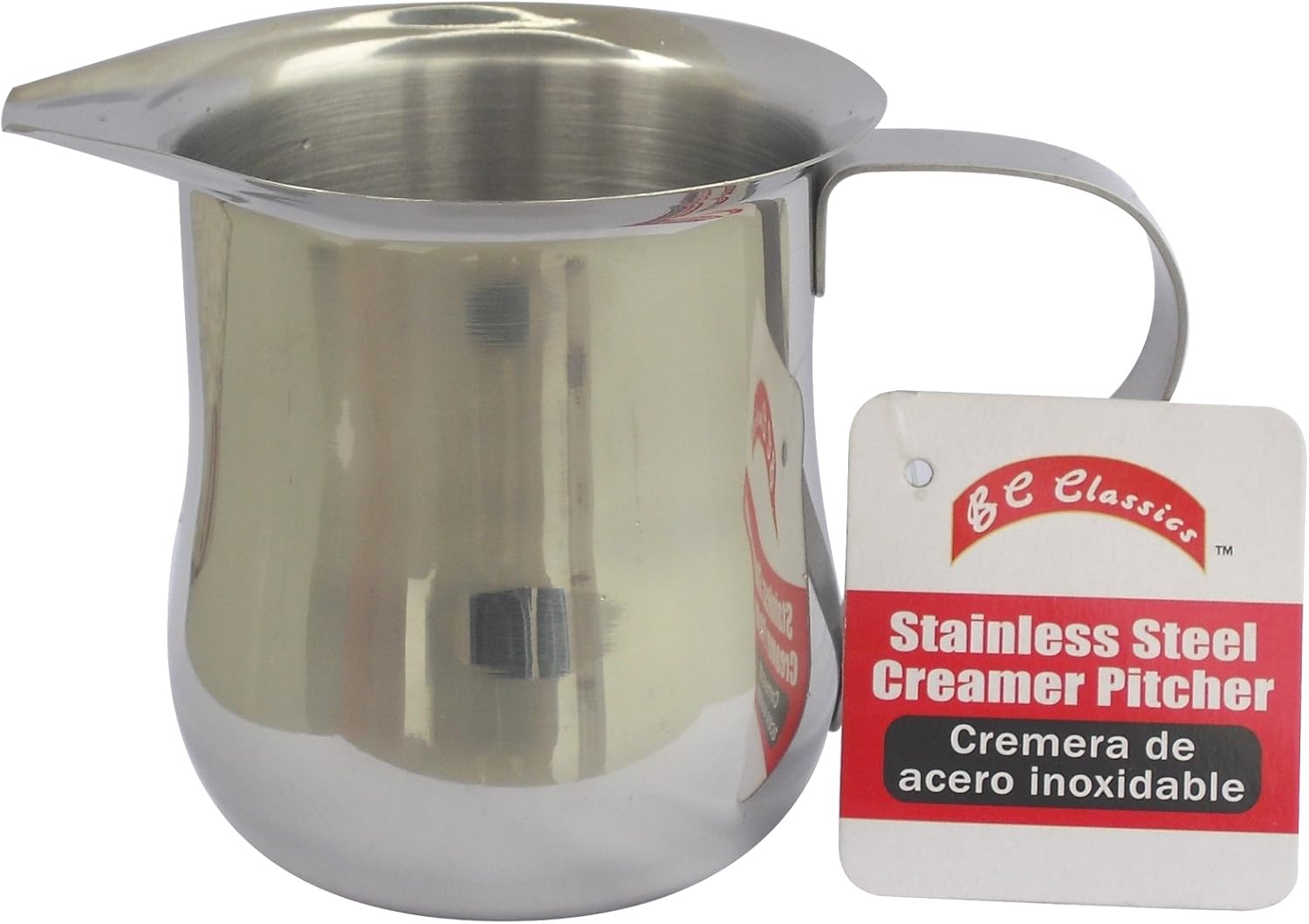BC Classics Creamer Pitcher, 8Ounce Creamer Pitcher