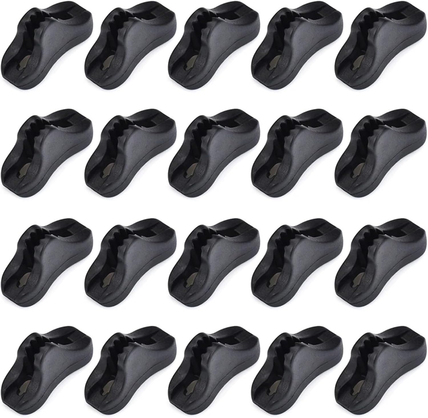 Outdoor Camping Tent Rope Set Adjuster Non-Slip Hiking Fastener Buckle Travelling Easy Carrying Portable Parts(160pcs)