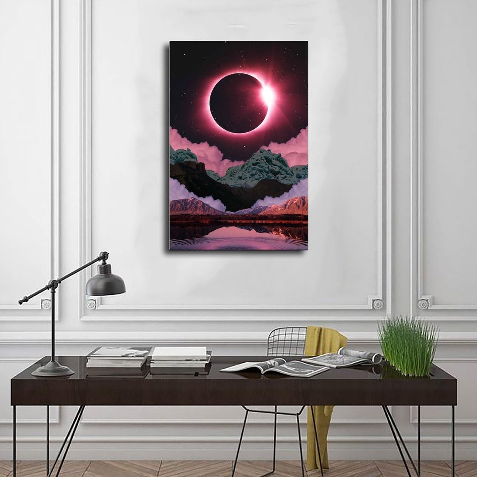 Surreal Mountain Art Print Poster su tela per dormitorio decorazione regalo