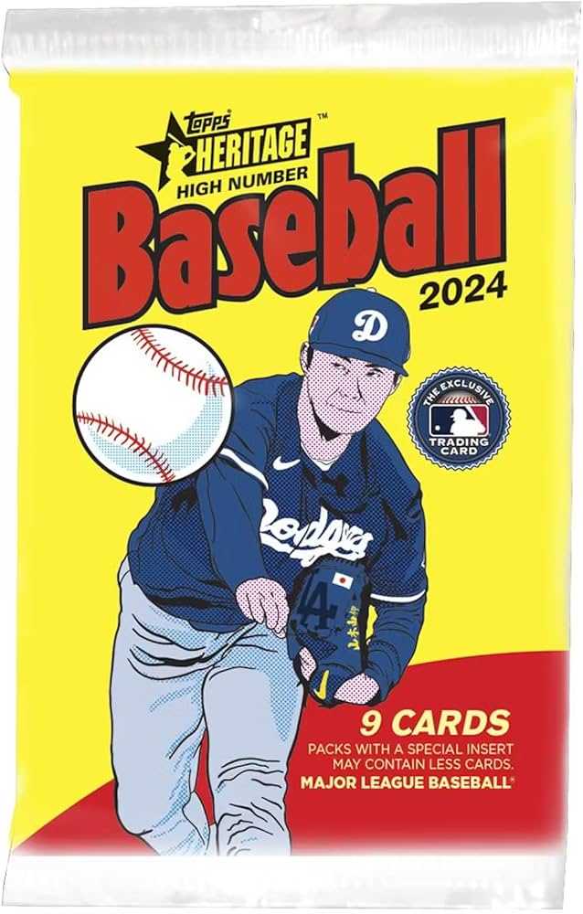Amazon.com: 2024 Topps Heritage Baseball Hobby Box: High Number