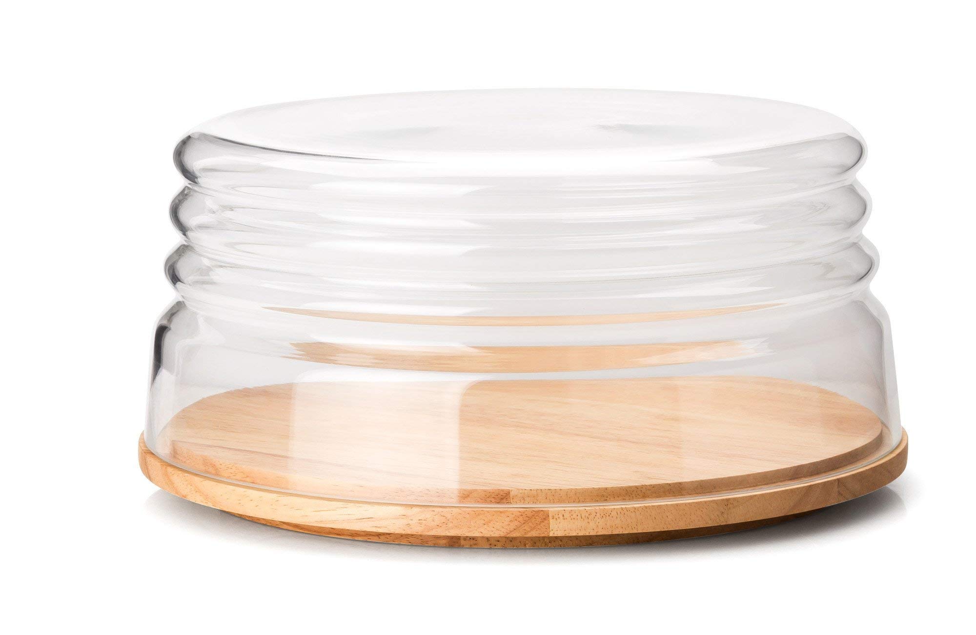 Continenta Plateau à Fromage avec Cloche/Saladier 2-pièces Ø 26,5 x 13 cm