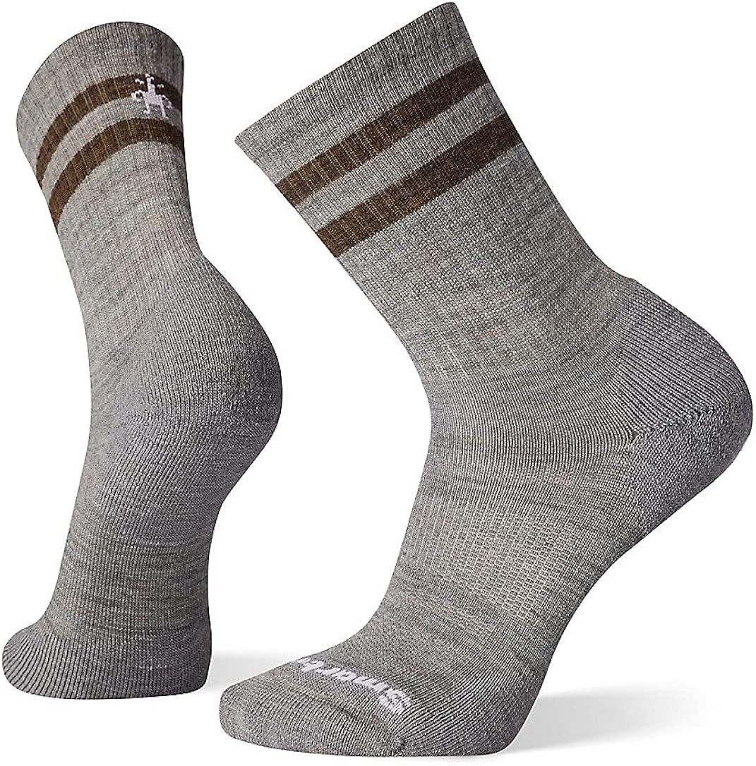 Smartwool Men's Athletic Stripe Crew Light Elite Merino Wool Socks