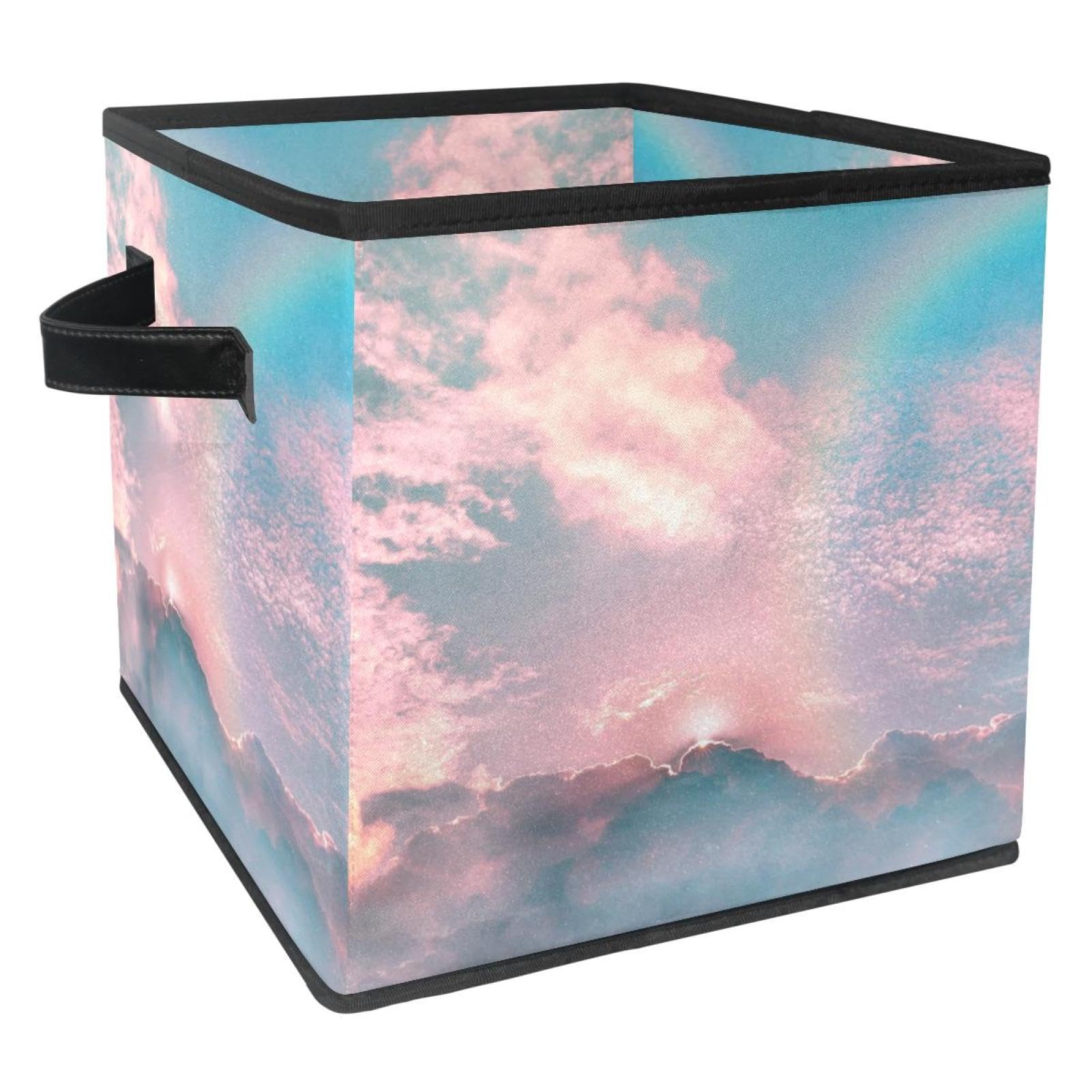 Boîte de rangement en tissu pour placard et chambre enfant