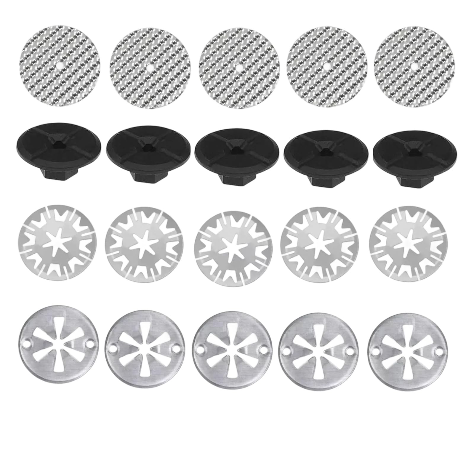 N90796501 Heat Protections Plate Repair Strong Steel Barrier Repair Set for Automotive Insulation Simple Setup & Mounting for Use Set Discs Fastener Vehicle Reinforcement with