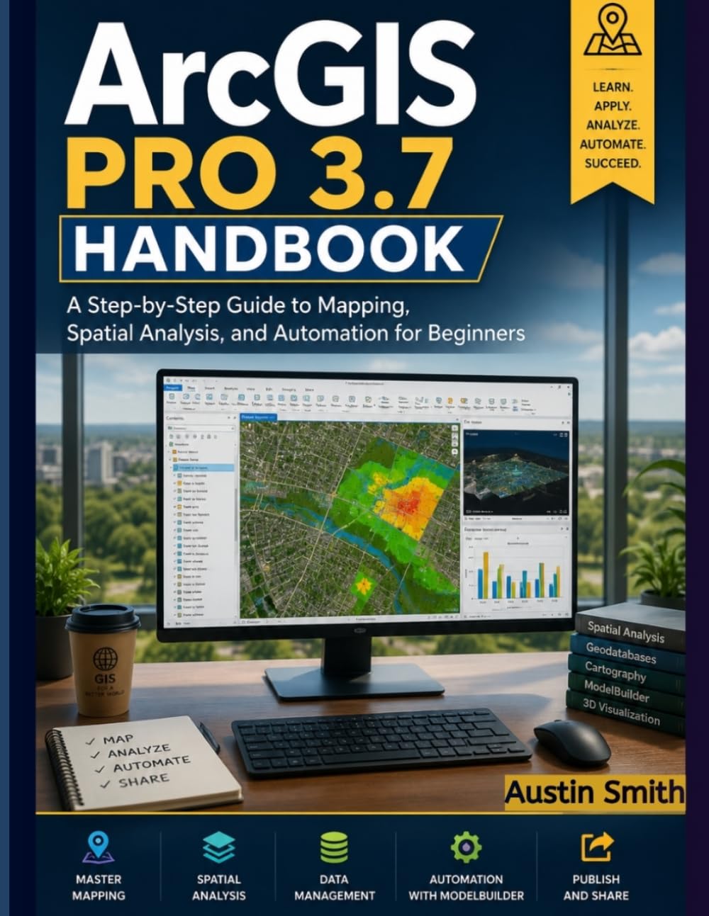 ArcGIS PRO 3.7 HANDBOOK: A Step-by-Step Guide to Mapping, Spatial Analysis, and Automation for Beginners (Engineering, Science and machine learning)