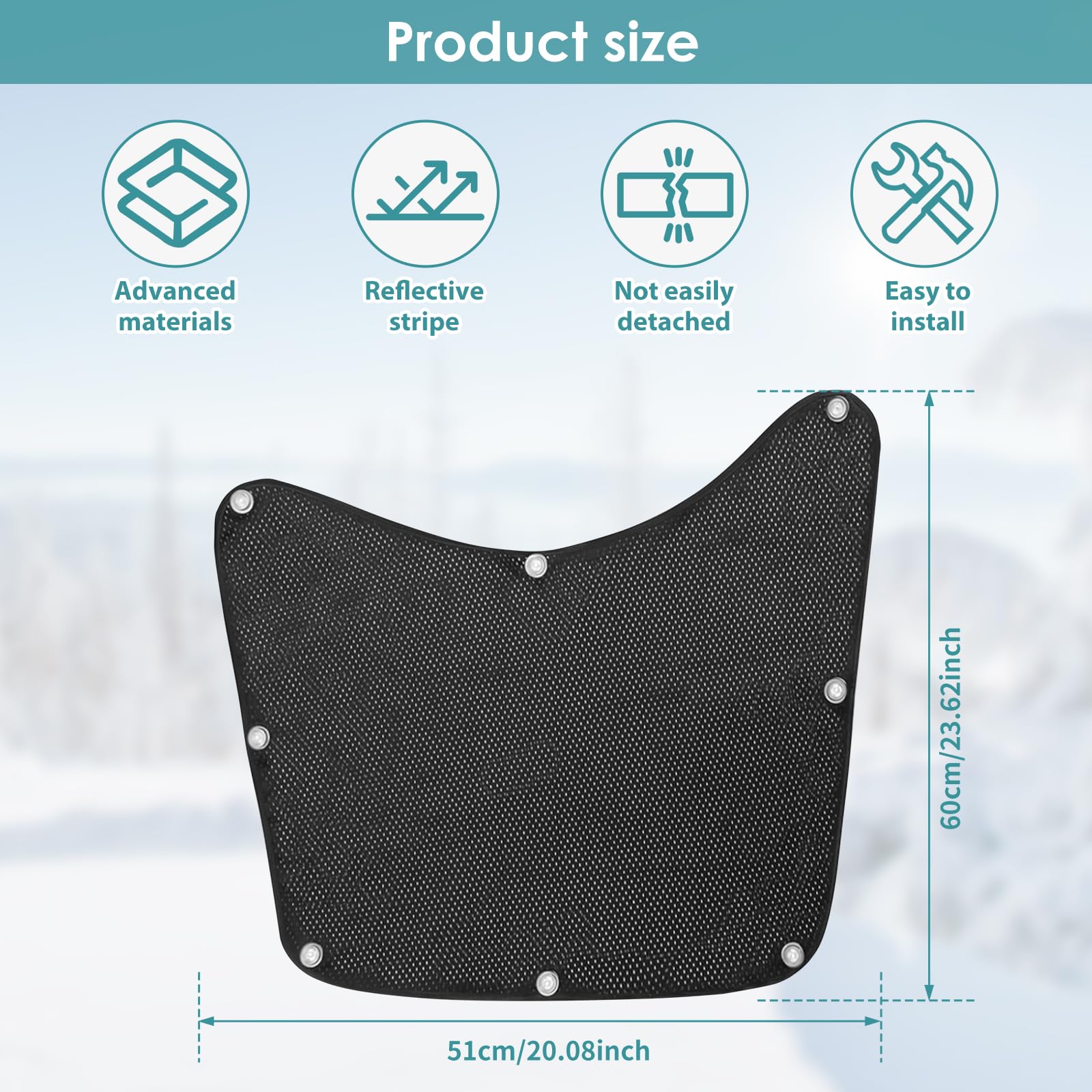 Side Window Sun Shade 2PCS Trucks Side Window Shades, Sunshade w Suction Cup, Interior Accessories Glare Shield & UV Rays Protection for RV Semi Truck Freightliner Volvo Vnl International Trucks