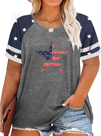 American Flag Patriotic Tshirts Stars 