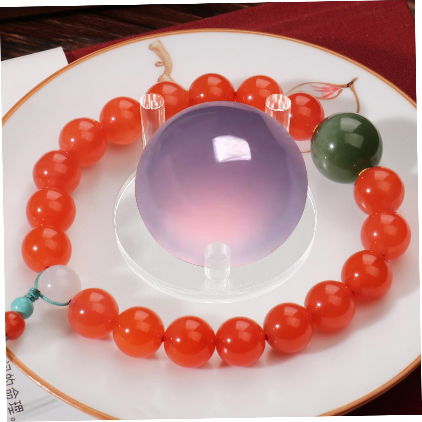 2 Socles Acrylique Transparent 5x5 Cm - Support Pour Bijoux, Figurines, Collection - Décoration - 3