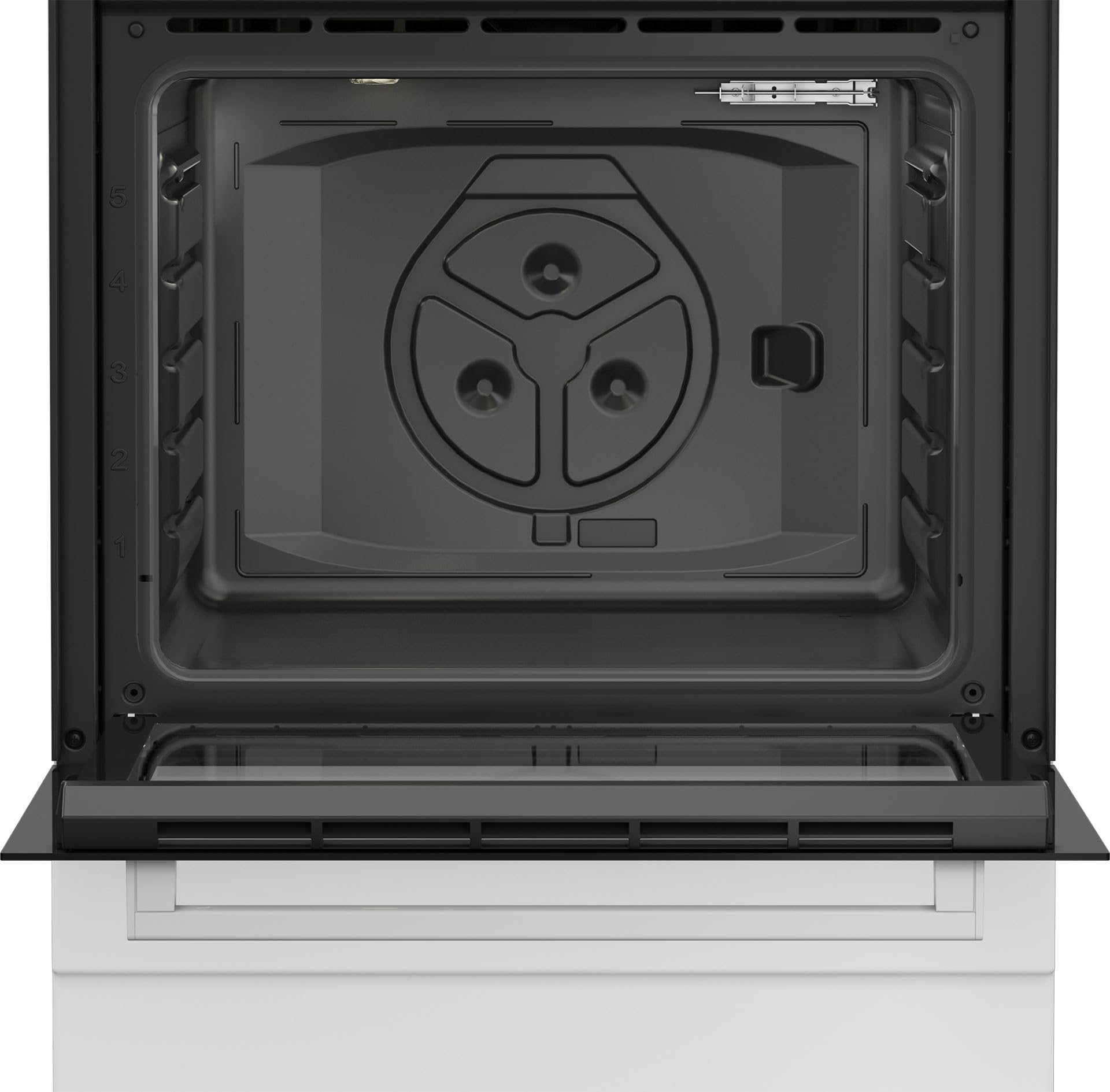 FBST62110ST - Cucina a gas con forno elettrico, 60x60 cm, Bianco, Classe energetica A