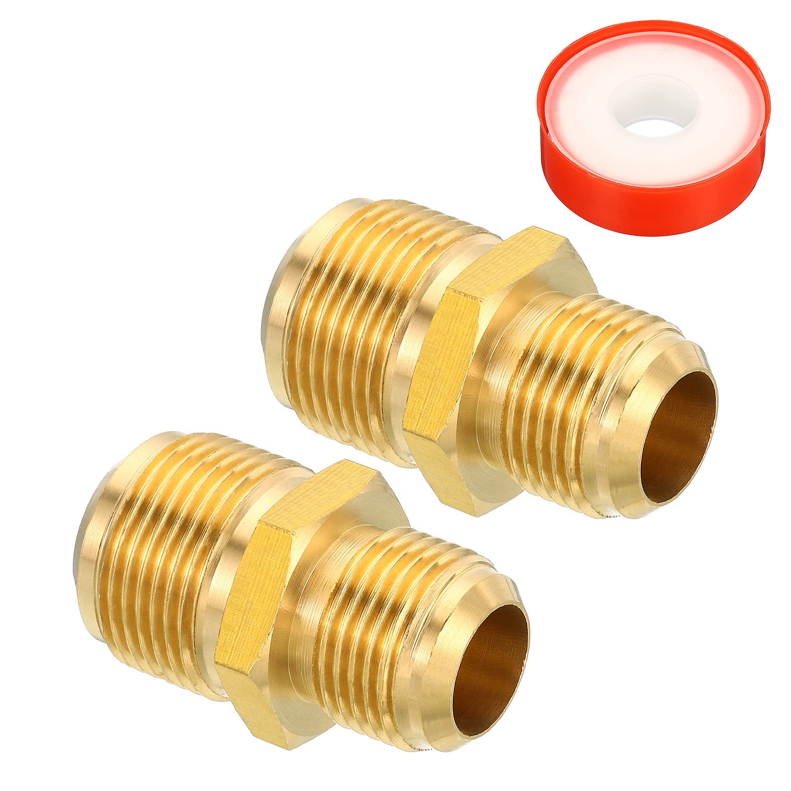 Adaptador de gas de rosca SAE macho de 3/4 libre de fugas para sistemas HVAC