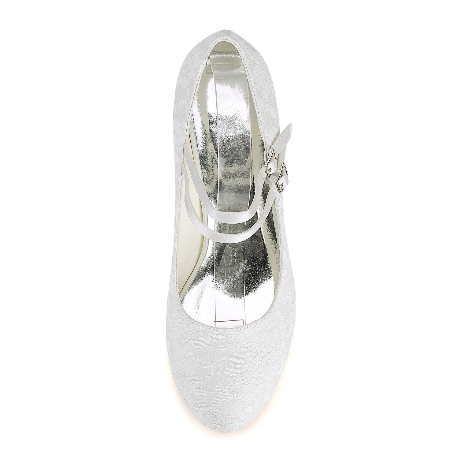 Seide Hochzeit Schuhe Vintage Round Toe Mary Jane Brautschuhe Elfenbein Hochzeit Gast Schuhe