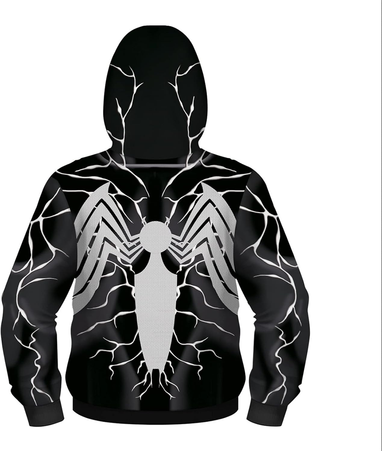 толстовка с застегивающимся капюшоном веном. Bape худи человек паук. зип худи паук. зип худи паук. куртка с эмблемой веном.