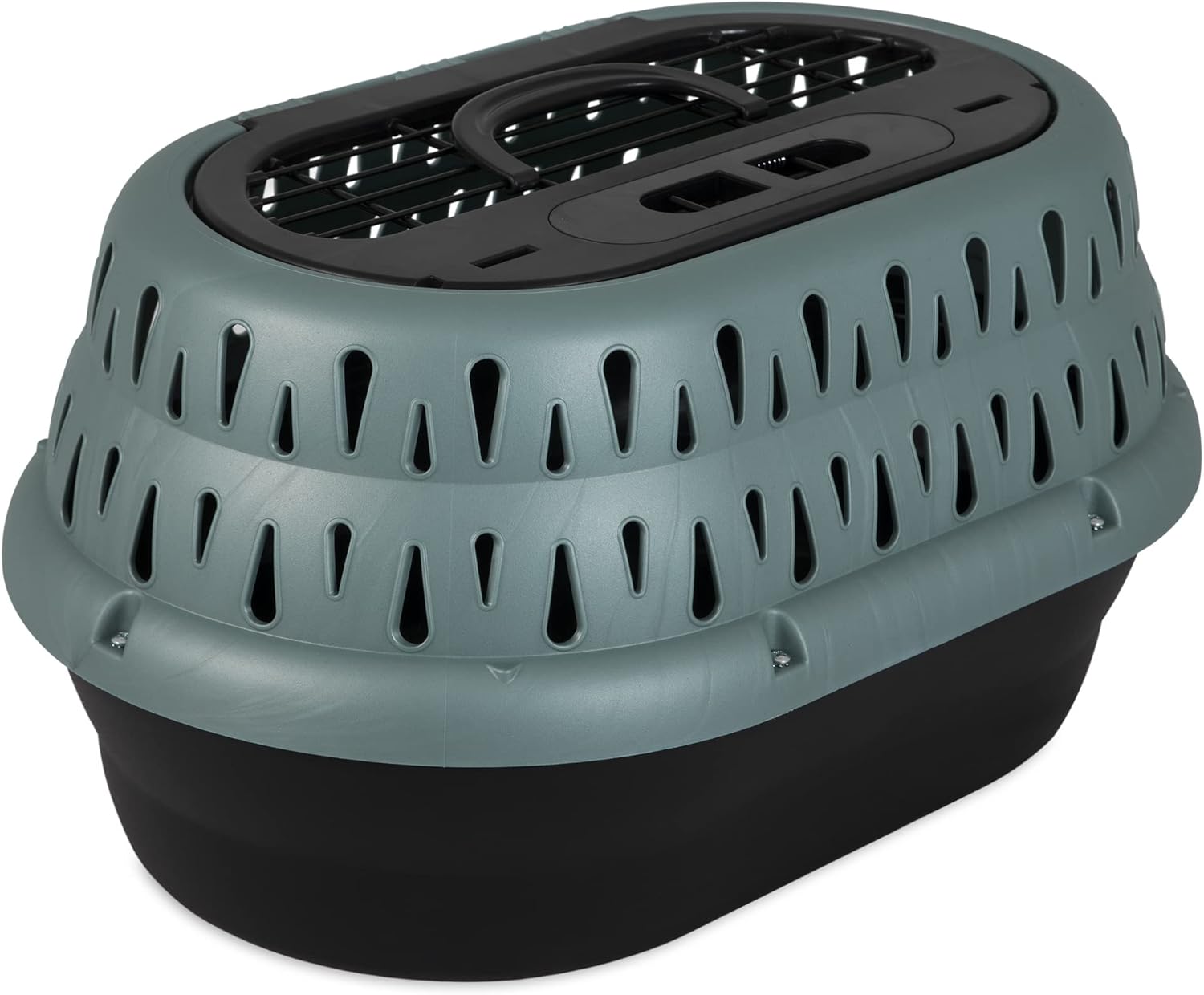 Petmate Dog Crates for Small Dogs & Cat Carriers, One-Door Plastic Pet Kennel, Front Loading, Made in USA, 19", Green One-door 19.0"L x 12.5"W x 10.8"H GREEN