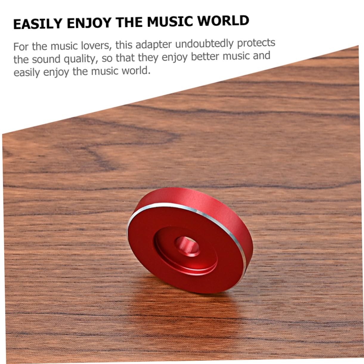 Gadpiparty 5pezzi Adattatore Per Giradischi Alluminio Compatibile Con Dischi Vinile Design Portatile e Facile Da Pulire Alta Stabilità e Durabilità Per Collezionisti Di Dischi