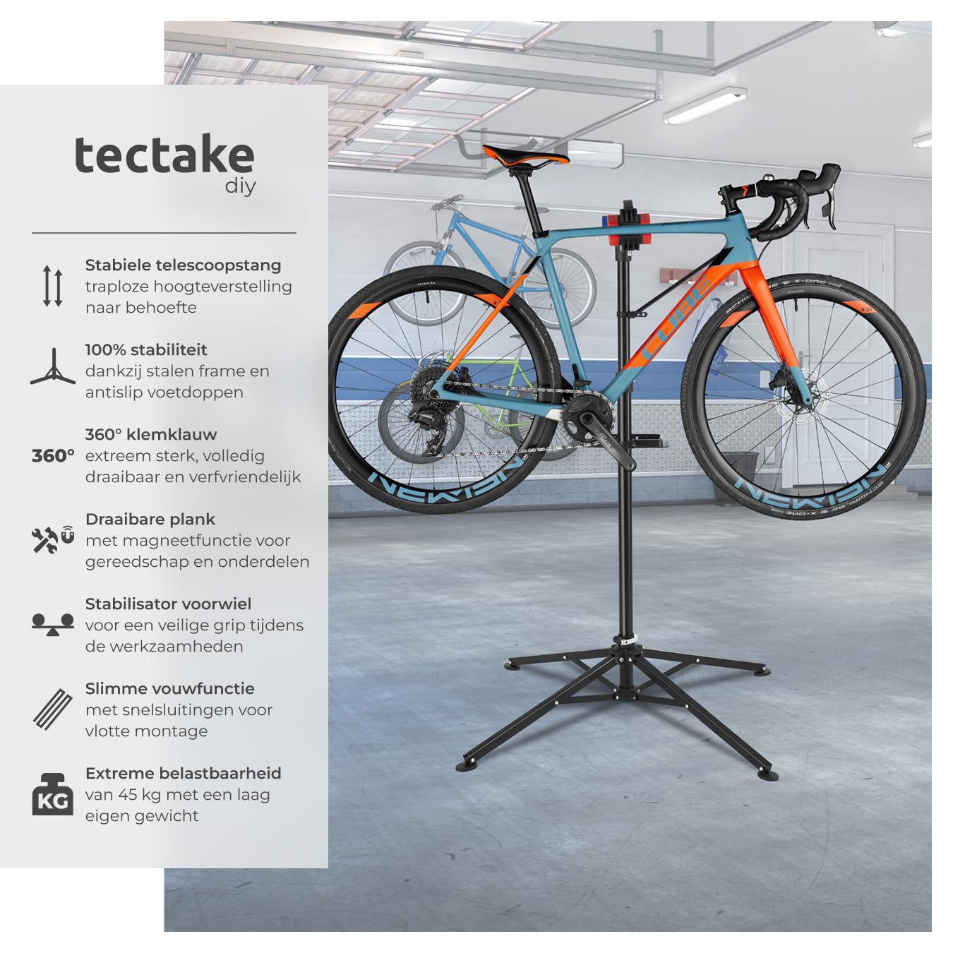 CXWXC Fahrrad Montageständer, Reparaturständer für Fahrräder 360