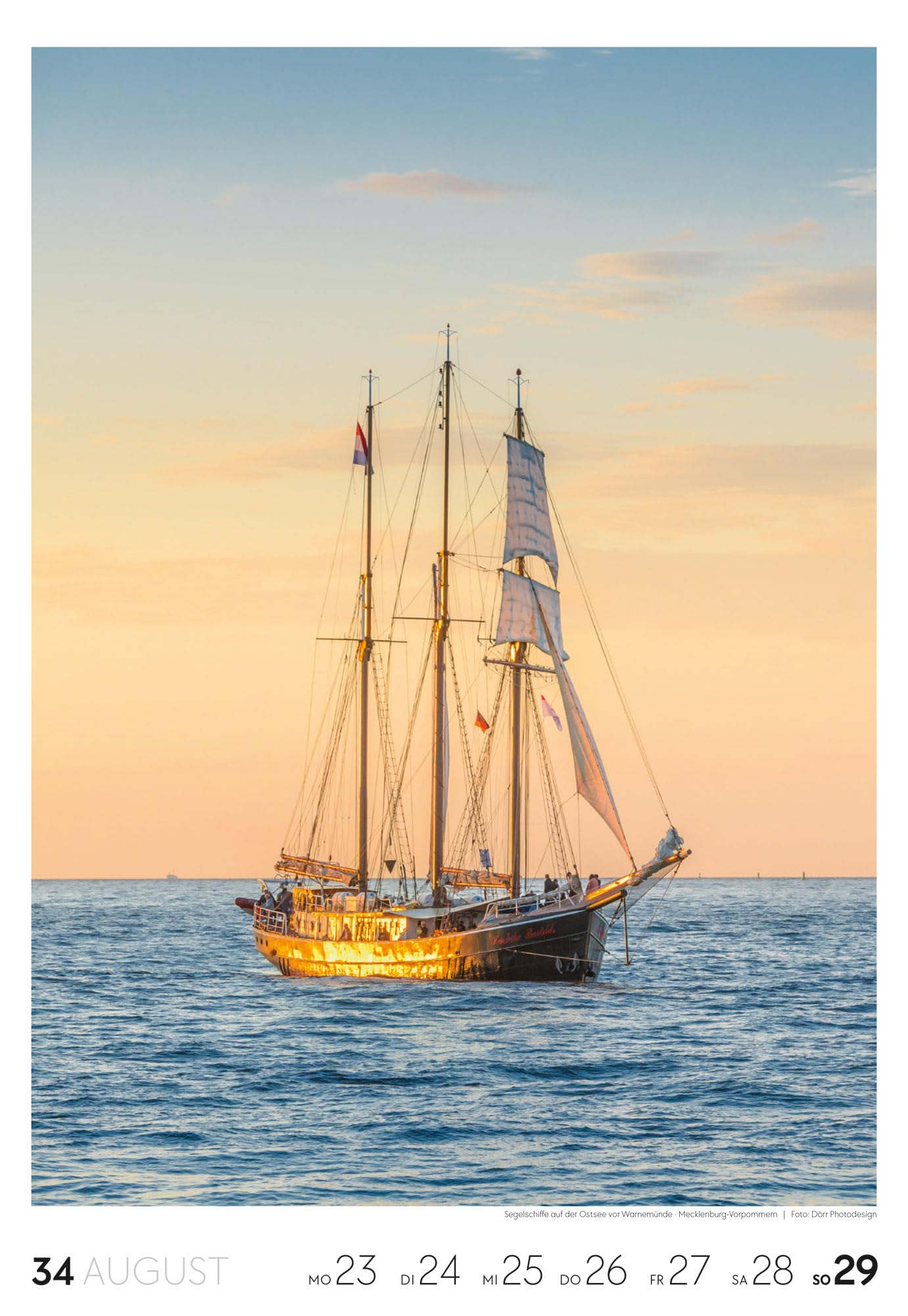 Küste Wochenkalender 2027: Meeres-Kalender mit 53 großformatigen Bildern im Hochformat (29x42 cm) | Strände der Ostsee und Nordsee in Deutschland