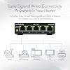 NETGEAR Switch de red administrado fácil Gigabit Ethernet de 5 puertos (GS305E) | Modelo esencial, escritorio o montaje en pared, concentrador de red para hogar, divisor Ethernet para oficina, operación silenciosa 3