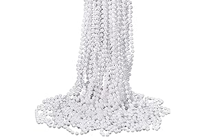 1920s Long Pearl Necklace Costume Jewelry