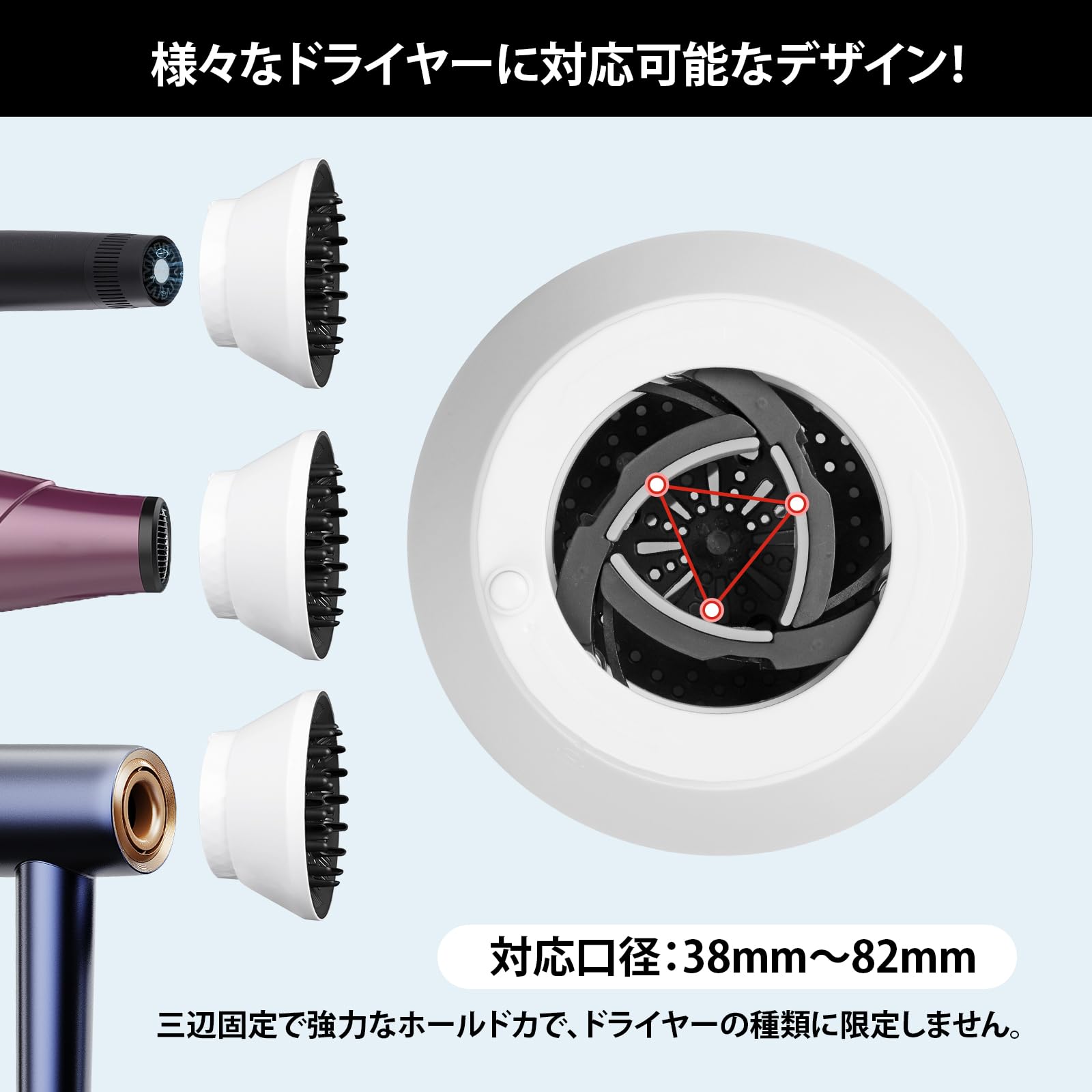 Amazon | Segbeauty ディフューザードライヤー ヘアドライヤー