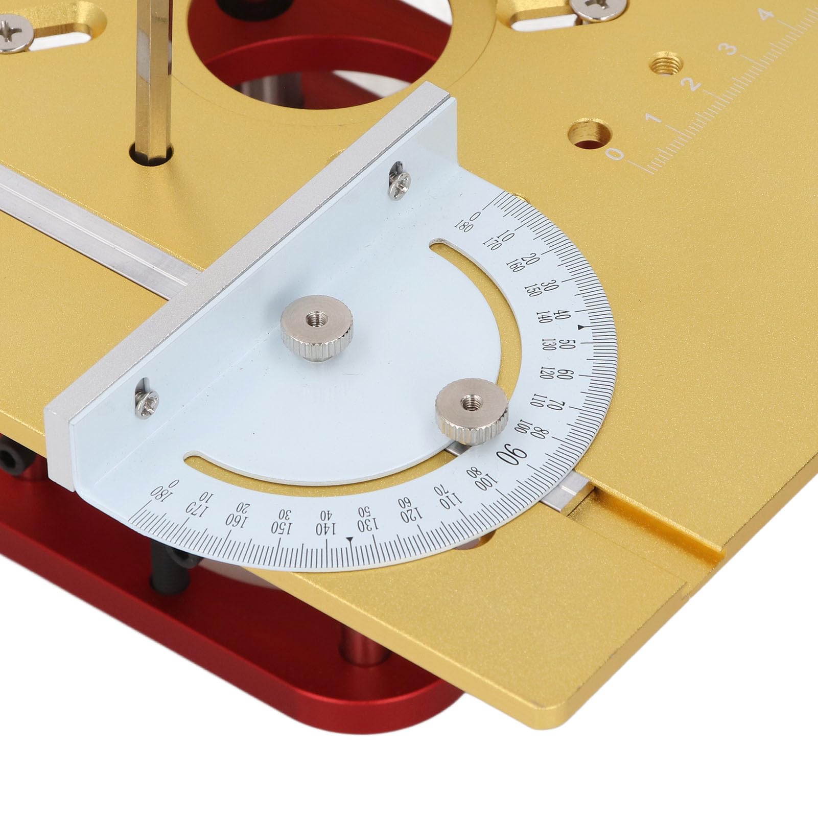 Generic Kit de de Enrutador de Elevación Manual Confiable para Carpintería, para Entusiastas de la Artesanía y Carpinteros Profesionales Aleación de Aluminio y Acero Inoxidable