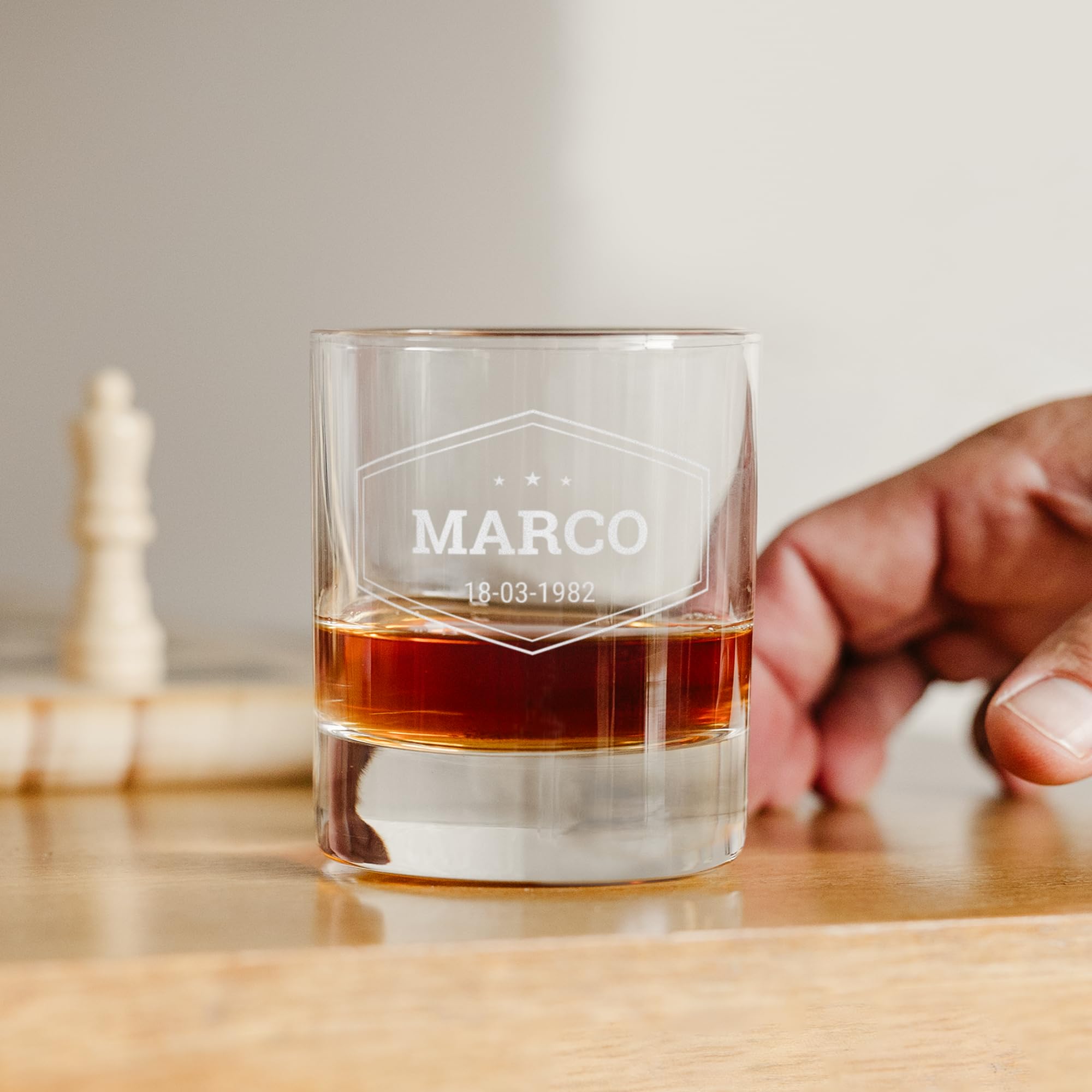 your surprise Bicchiere da whisky personalizzato – Tumbler Royal Leerdam inciso con nome o testo
